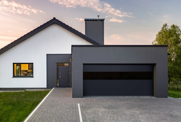 Modern Minimalistic Garage Door