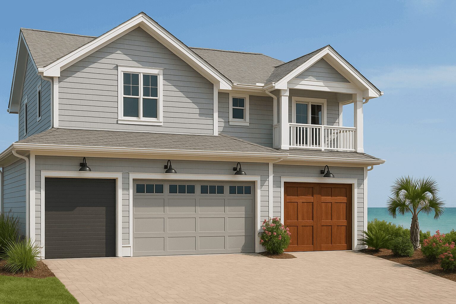 Interior Garage Studio with Insulated Aluminum Door
