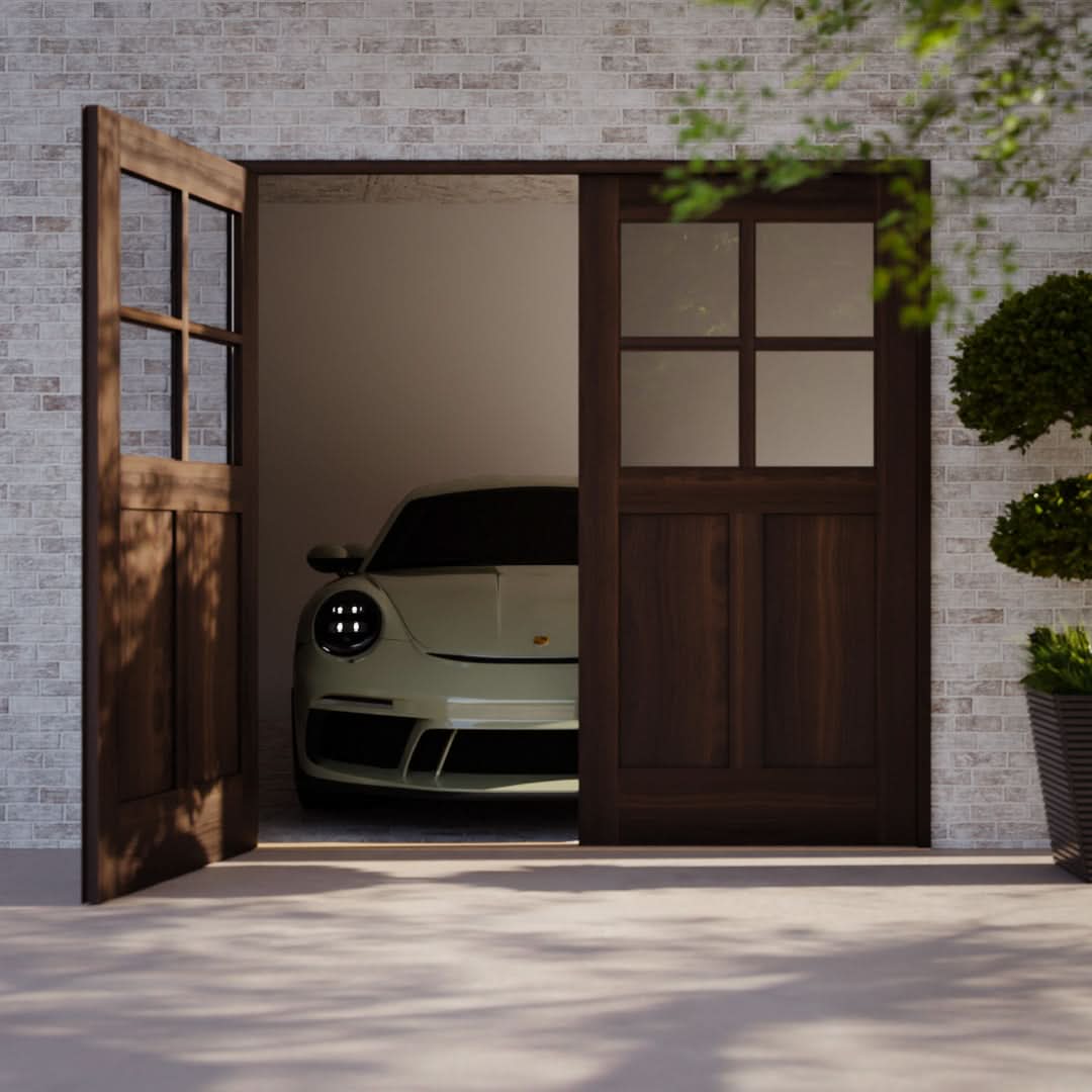 Picture of a picturesque urban scene luxury garage doors architectural harmony