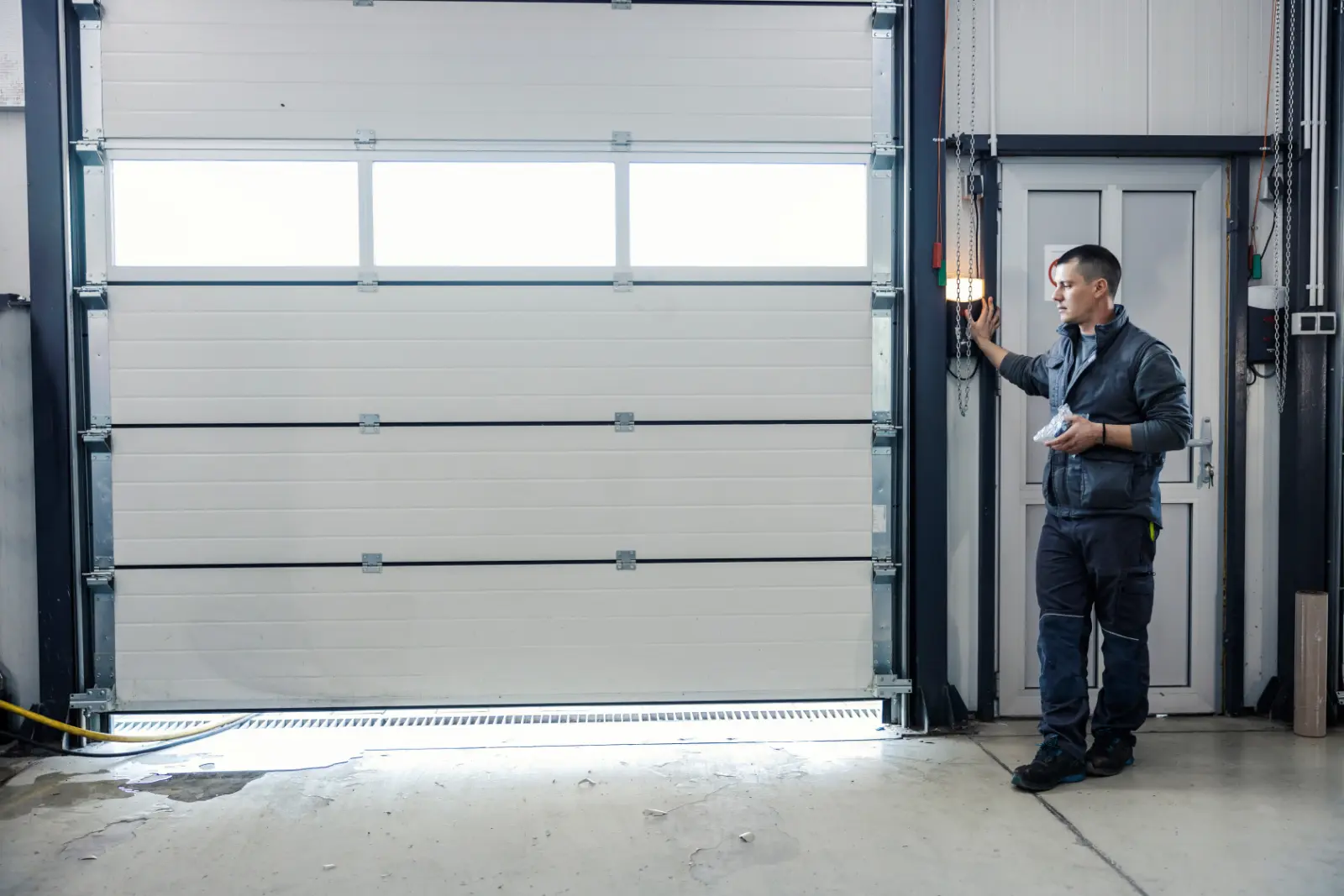 Garage Door Upgrade Before and After