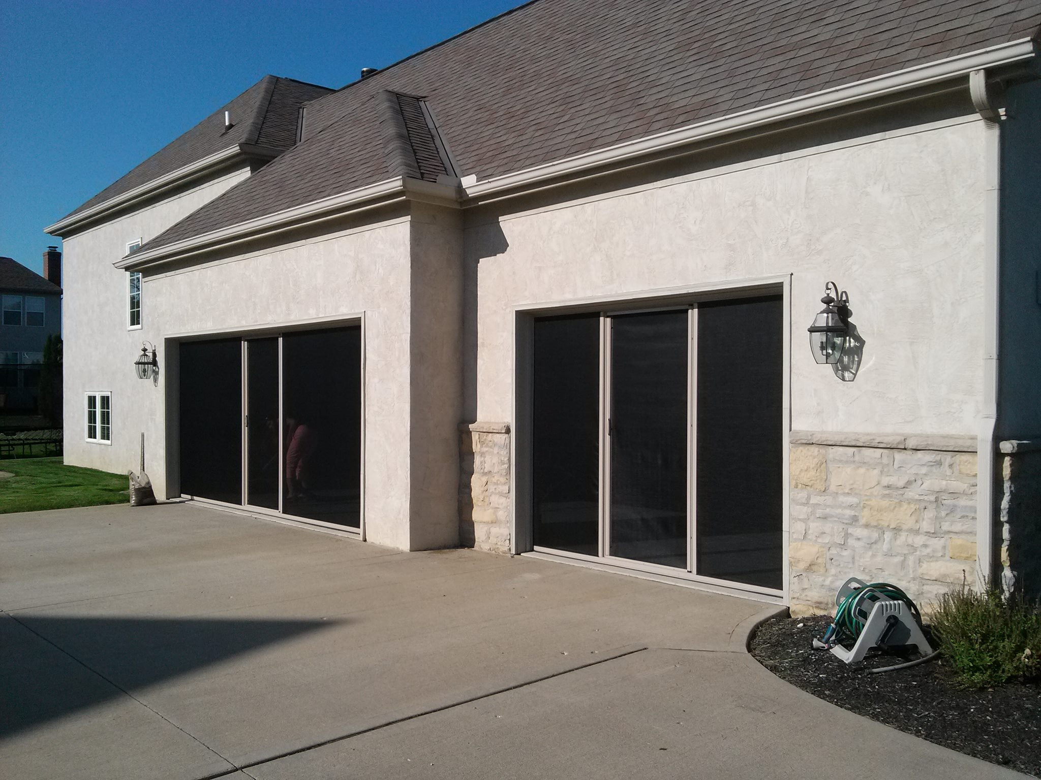 Affordable garage door materials display hardware store