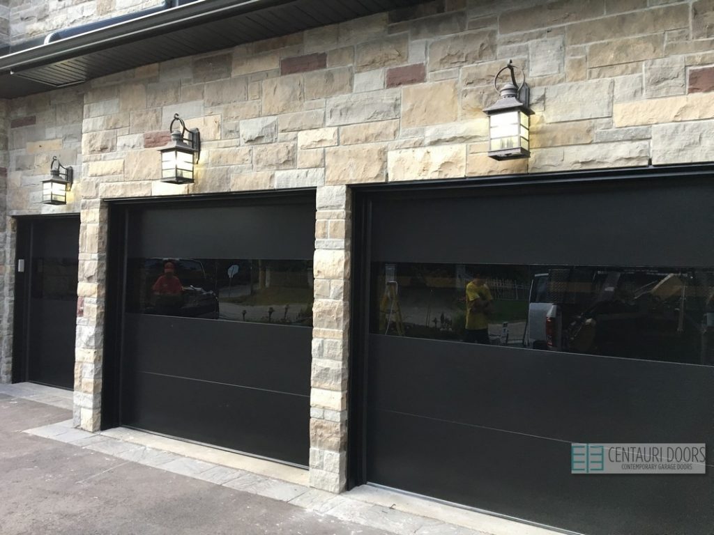 Flush Garage Door Styles Showroom Display