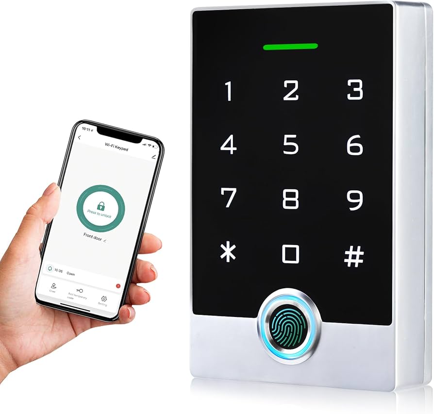 Wireless WiFi TUYA Access Control System, Fingerprint ...