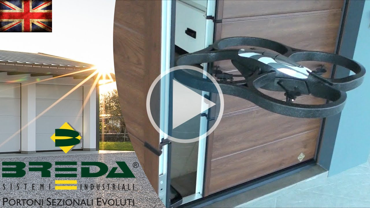 Drone view residential area garage door variations