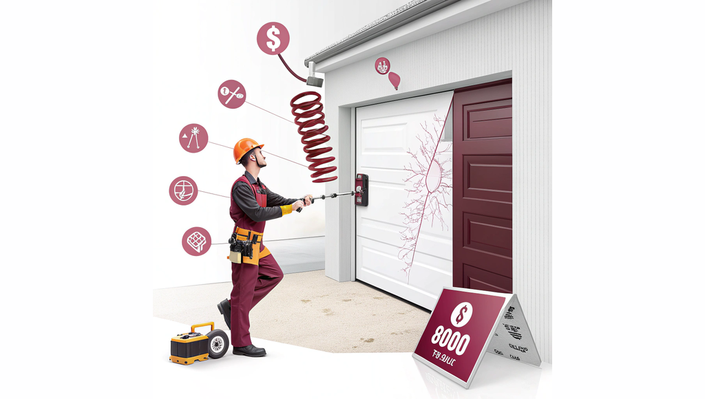 Garage Door Spring Replacement Cost and DIY Safety Tips