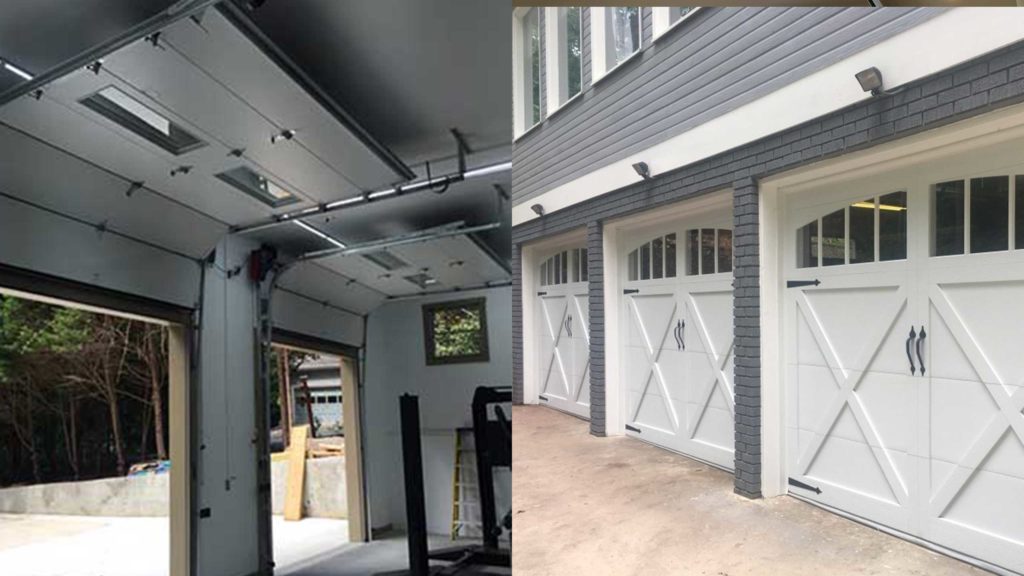 Homeowner Negotiating with Garage Door Installer