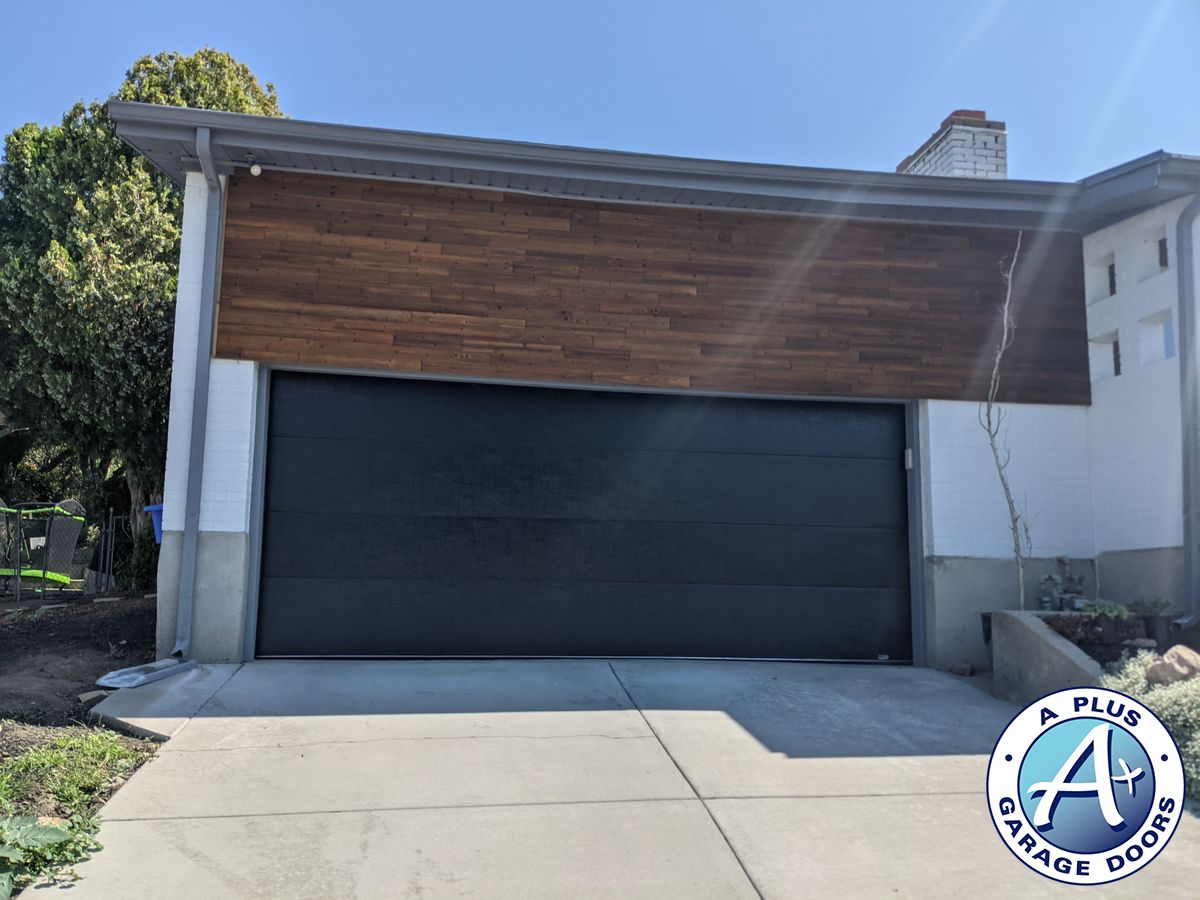 Black Garage Doors | Modern Garage Door Black | Utah