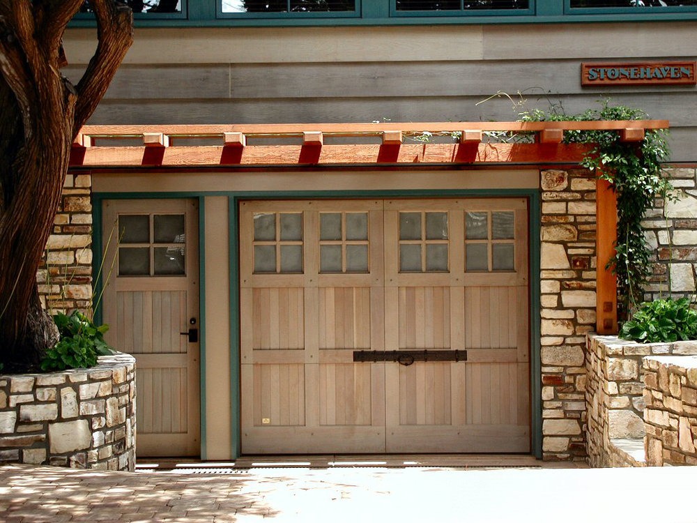Before and after gallery of upgraded garage doors