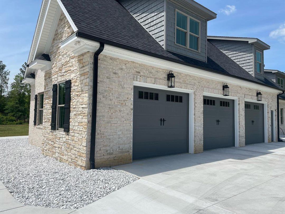 Before and After Garage Door Renovation