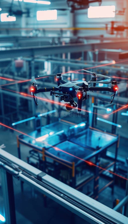 Industrial Inspection Drone Manufacturing Facility Stock Photos ...