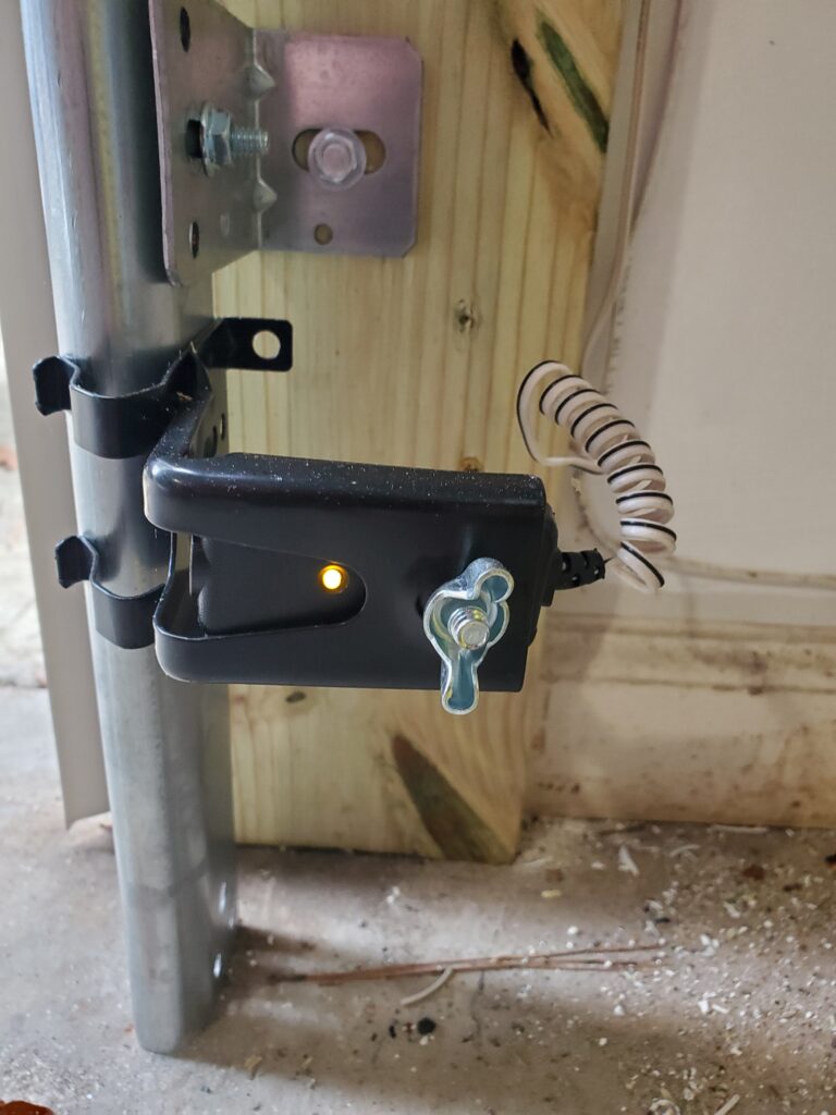 Yellow and Green Lights on Garage Door Sensor