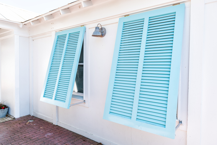 Infographic of hurricane shutters